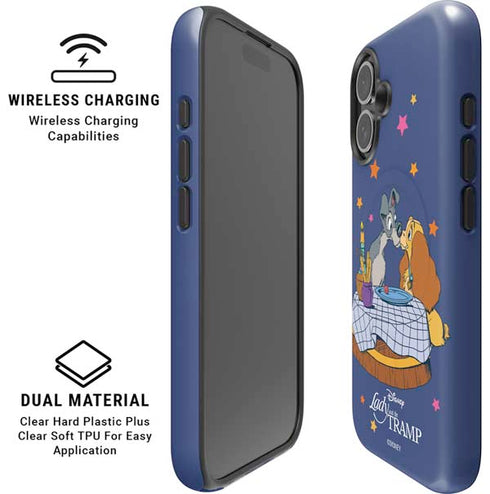 Disney Lady & The Tramp Bella Notte iPhone 16 Plus Magsafe Impact Case